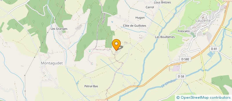 localisation de l'entreprise SOCIETE CIVILE IMMOBILIER FAVROT  LAUZERTE