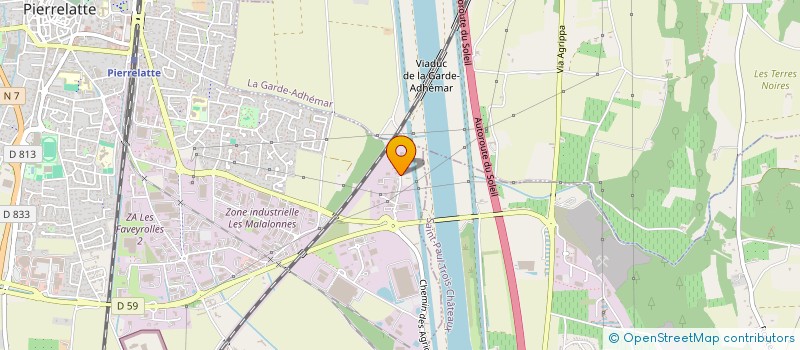 localisation de l'entreprise SOCIETE CIVILE IMMOBILIER FLORA à PIERRELATTE