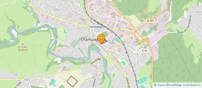 localisation de l'entreprise SOCIETE CIVILE IMMOBILIER LA COMTOISE  CHAMPAGNOLE