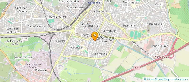 localisation de l'entreprise SOCIETE CIVILE IMMOBILIER LE 48 à NARBONNE