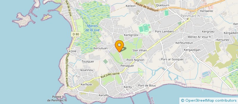 localisation de l'entreprise SOCIETE CIVILE IMMOBILIER ORELIA  PENMARCH