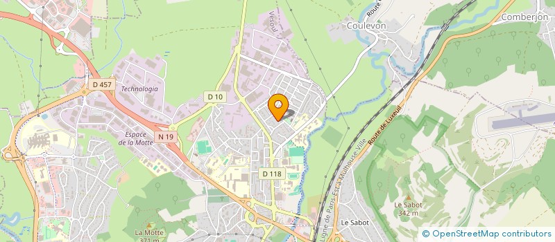 localisation de l'entreprise SOCIETE CIVILE IMMOBILIER RELA à VESOUL