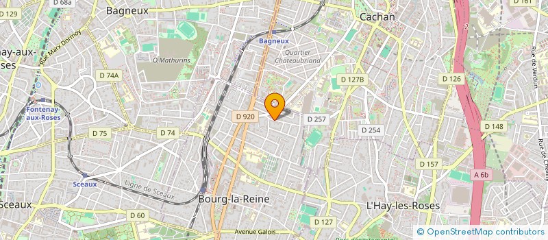 localisation de l'entreprise SOCIETE CIVILE IMMOBILIERE 10 BIS BDT à BOURG-LA-REINE