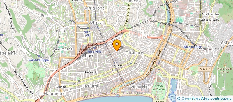 localisation de l'entreprise SOCIETE CIVILE IMMOBILIERE 11 AVENUE DESAMBROIS  NICE