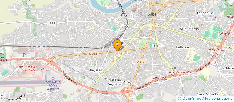 localisation de l'entreprise SOCIETE CIVILE IMMOBILIERE 11 PUECH PETIT à ALBI