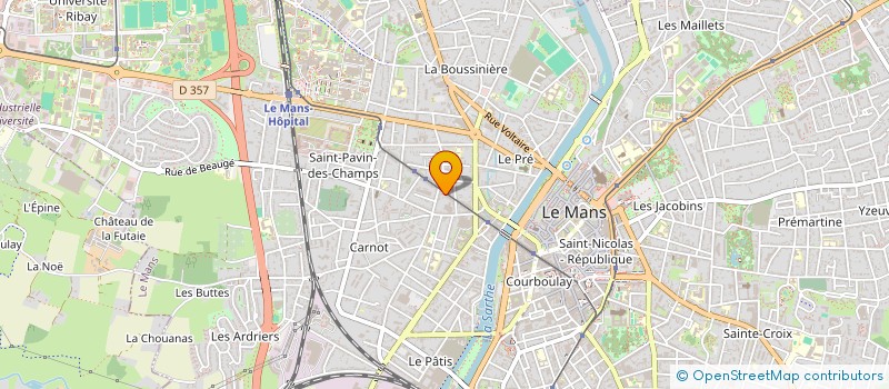 localisation de l'entreprise SOCIETE CIVILE IMMOBILIERE 12 HTESSIER  LE MANS