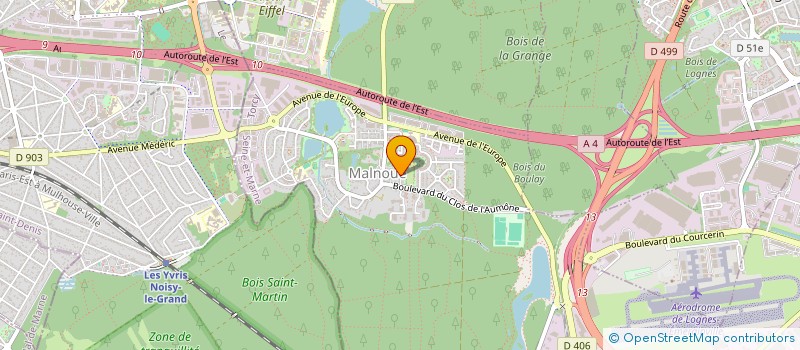 localisation de l'entreprise SOCIETE CIVILE IMMOBILIERE 120 MAURICE BERTEAUX  EMERAINVILLE