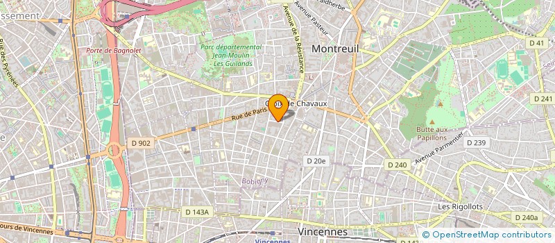 localisation de l'entreprise SOCIETE CIVILE IMMOBILIERE 13EME VAILLANT à MONTREUIL