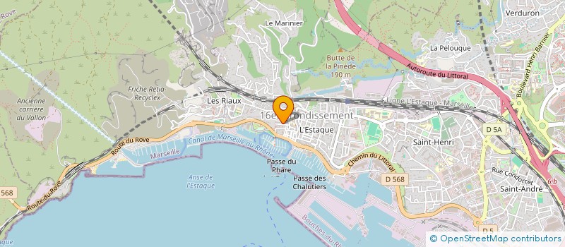 localisation de l'entreprise SOCIETE CIVILE IMMOBILIERE 14 RUE JUMELLE à MARSEILLE