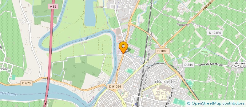 localisation de l'entreprise SOCIETE CIVILE IMMOBILIERE 169 FOCH  LIBOURNE