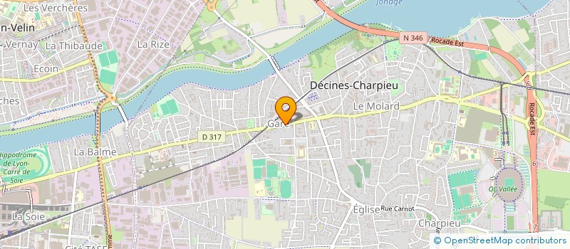 localisation de l'entreprise SOCIETE CIVILE IMMOBILIERE 179 JAURES  DECINES-CHARPIEU