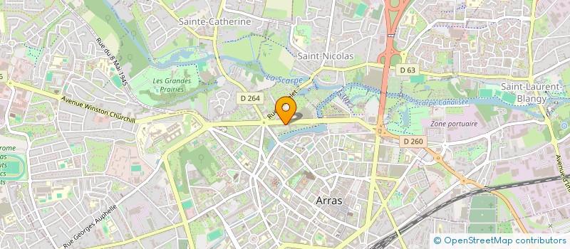 localisation de l'entreprise SOCIETE CIVILE IMMOBILIERE 2 CEMARCHRIS à ARRAS