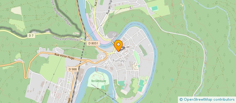 localisation de l'entreprise SOCIETE CIVILE IMMOBILIERE 2 ET 4 PLACE VANHOENACKER  FUMAY