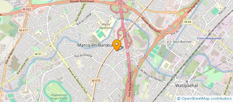 localisation de l'entreprise SOCIETE CIVILE IMMOBILIERE 20150501 à MARCQ-EN-BARŒUL