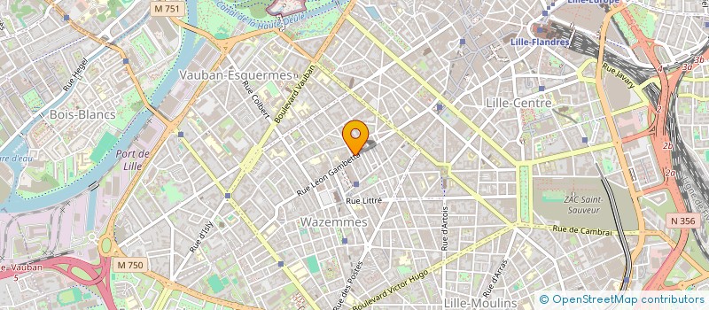 localisation de l'entreprise SOCIETE CIVILE IMMOBILIERE 228 GAMBETTA ET PAR ABREVIATION SCI 228 GAMBETTA à LILLE