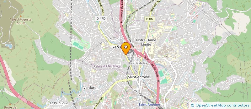 localisation de l'entreprise SOCIETE CIVILE IMMOBILIERE 23 à LES PENNES-MIRABEAU