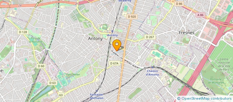 localisation de l'entreprise SOCIETE CIVILE IMMOBILIERE 23 FOSSES SAINT JACQUES à ANTONY