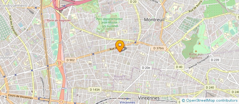 localisation de l'entreprise SOCIETE CIVILE IMMOBILIERE 29 B à MONTREUIL