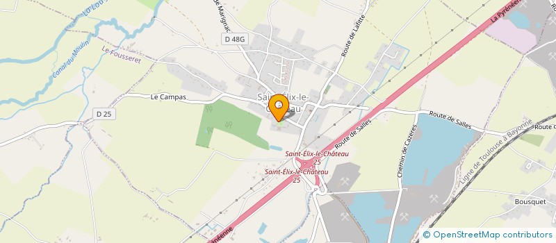 localisation de l'entreprise SOCIETE CIVILE IMMOBILIERE 2AVF IMMO PRO ET PAR ABREVIATION SCI 2AVF IMMO PRO  LE FOUSSERET