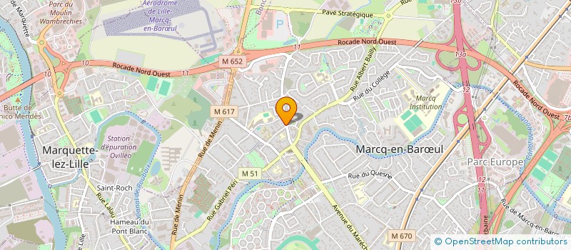 localisation de l'entreprise SOCIETE CIVILE IMMOBILIERE 2F à MARCQ-EN-BARŒUL