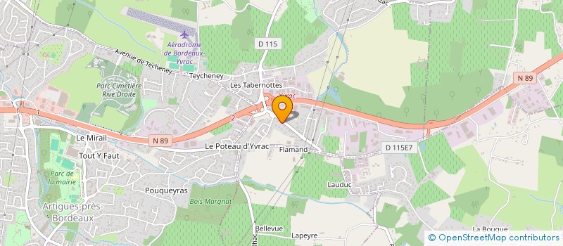 localisation de l'entreprise SOCIETE CIVILE IMMOBILIERE 2F2M  YVRAC