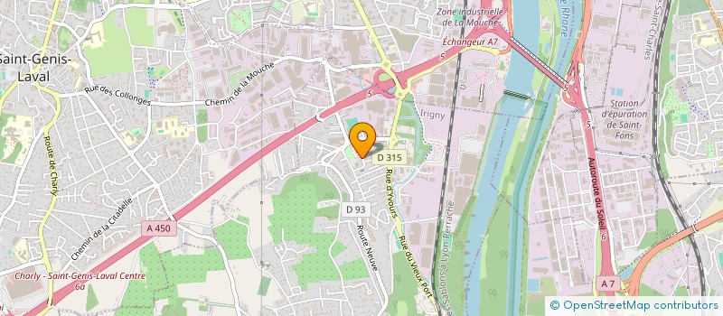 localisation de l'entreprise SOCIETE CIVILE IMMOBILIERE 2G ZEM  IRIGNY