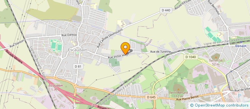 localisation de l'entreprise SOCIETE CIVILE IMMOBILIERE 2ICAM  ESCAUDAIN