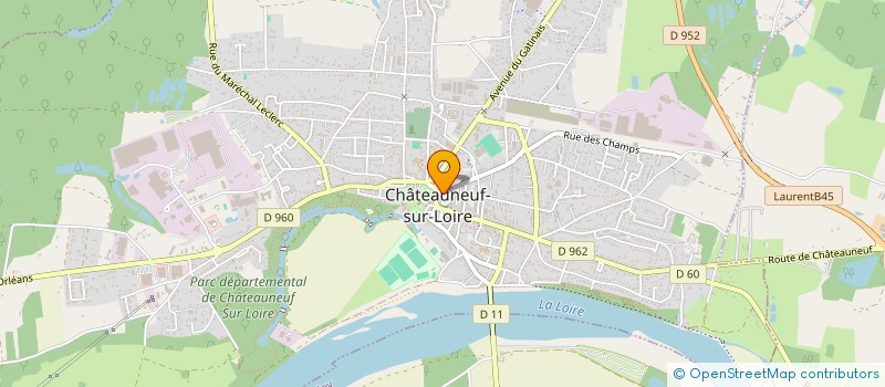 localisation de l'entreprise SOCIETE CIVILE IMMOBILIERE 2L2  CHATEAUNEUF-SUR-LOIRE