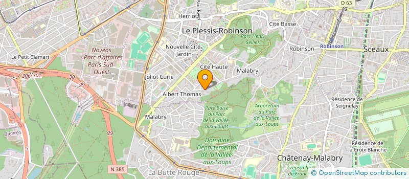 localisation de l'entreprise SOCIETE CIVILE IMMOBILIERE 2MLC à LE PLESSIS-ROBINSON