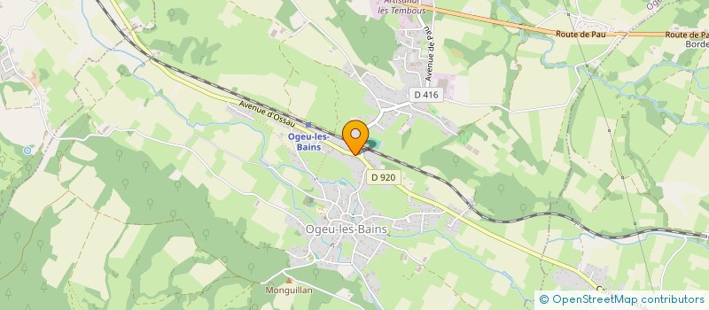 localisation de l'entreprise SOCIETE CIVILE IMMOBILIERE 2PC  OGEU-LES-BAINS