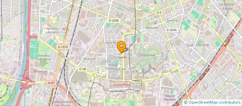 localisation de l'entreprise SOCIETE CIVILE IMMOBILIERE 2S PREVENTION  GRENOBLE