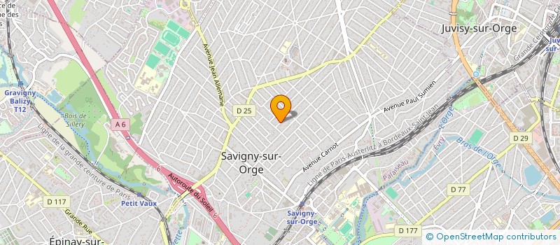 localisation de l'entreprise SOCIETE CIVILE IMMOBILIERE 2SEJ  SAVIGNY-SUR-ORGE