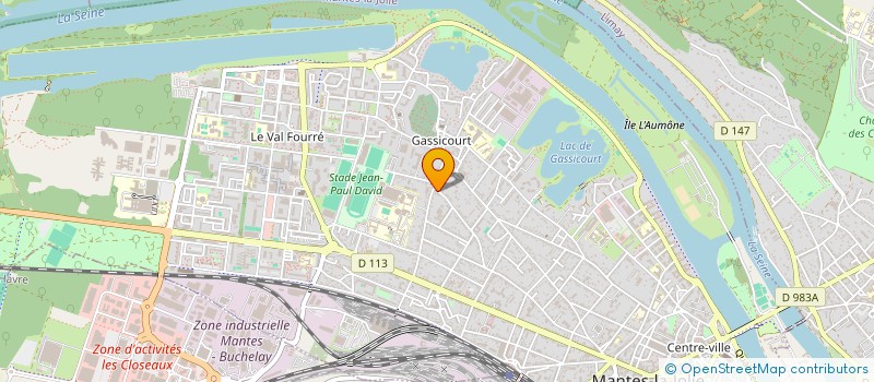 localisation de l'entreprise SOCIETE CIVILE IMMOBILIERE 3 A IMMO  MANTES-LA-JOLIE