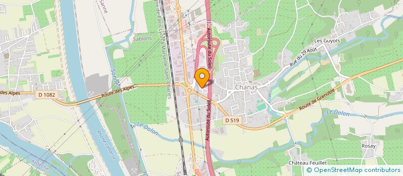 localisation de l'entreprise SOCIETE CIVILE IMMOBILIERE 3 R  CHANAS