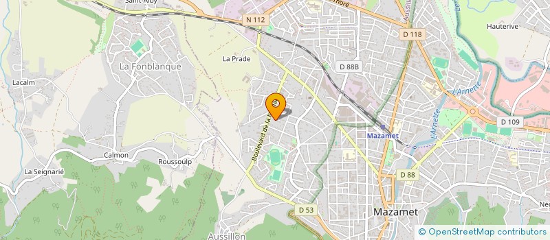 localisation de l'entreprise SOCIETE CIVILE IMMOBILIERE 36 RUE DE METZ  AUSSILLON