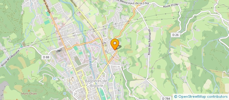 localisation de l'entreprise SOCIETE CIVILE IMMOBILIERE 37 ALLEES JEAN JAURES ET PAR ABREVIATION SCI 37 JEAN JAURES  BAGNERES-DE-BIGORRE