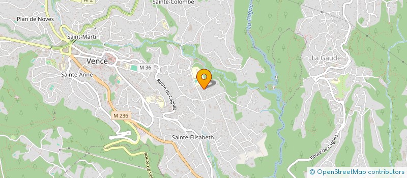 localisation de l'entreprise SOCIETE CIVILE IMMOBILIERE 38-FLEURS  VENCE