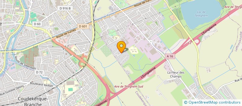 localisation de l'entreprise SOCIETE CIVILE IMMOBILIERE 38 RUE THIERS  TETEGHEM-COUDEKERQUE-VILLAGE