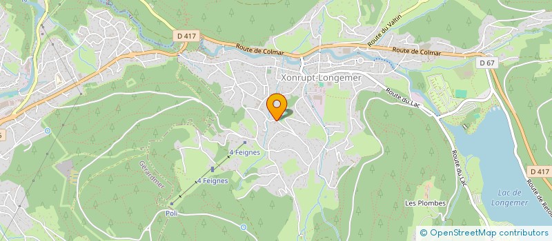 localisation de l'entreprise SOCIETE CIVILE IMMOBILIERE 3C B à XONRUPT-LONGEMER