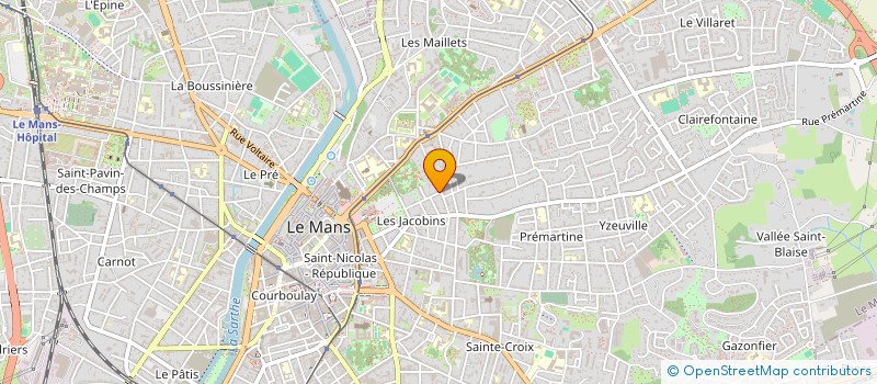 localisation de l'entreprise SOCIETE CIVILE IMMOBILIERE 3E  LE MANS