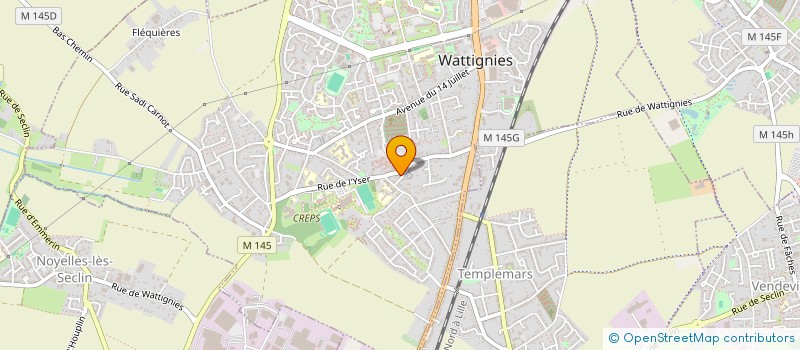 localisation de l'entreprise SOCIETE CIVILE IMMOBILIERE 3GM ET PAR ABREVIATION SCI 3GM  WATTIGNIES