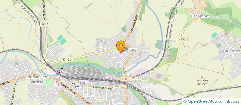 localisation de l'entreprise SOCIETE CIVILE IMMOBILIERE 3MJ-J  LABRY