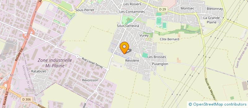 localisation de l'entreprise SOCIETE CIVILE IMMOBILIERE 4J ET PAR ABREVIATION SCI 4J  GENAS