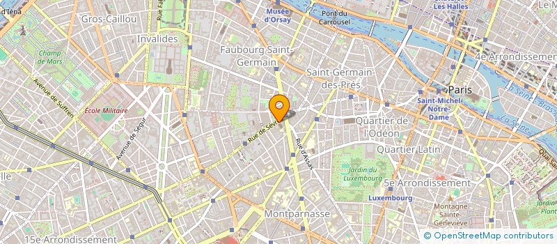 localisation de l'entreprise SOCIETE CIVILE IMMOBILIERE 5 CANETTES  PARIS