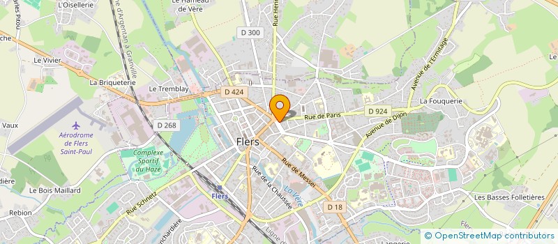 localisation de l'entreprise SOCIETE CIVILE IMMOBILIERE 5 RUE DE WARMINSTER à FLERS