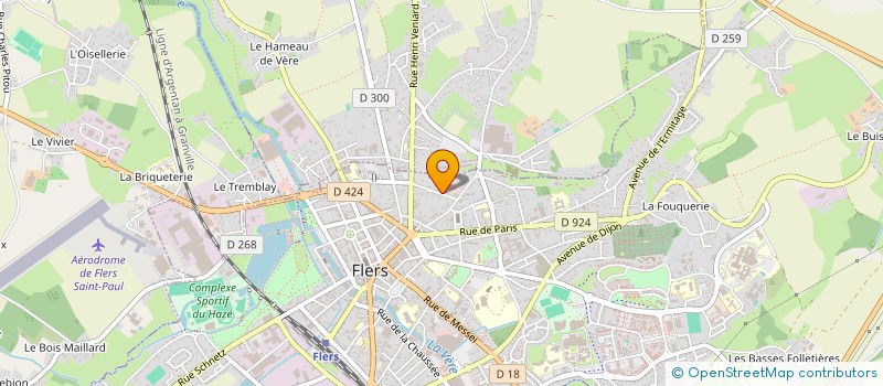 localisation de l'entreprise SOCIETE CIVILE IMMOBILIERE 6 LENOIR à FLERS