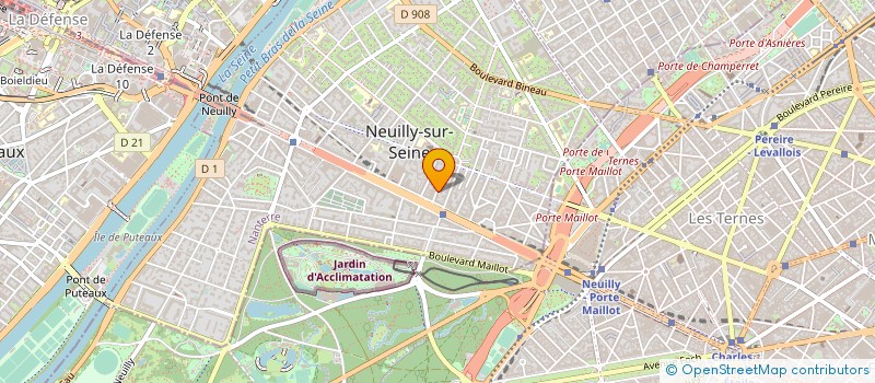 localisation de l'entreprise SOCIETE CIVILE IMMOBILIERE 62 RUE SAINT ANDRE DES ARTS à NEUILLY-SUR-SEINE