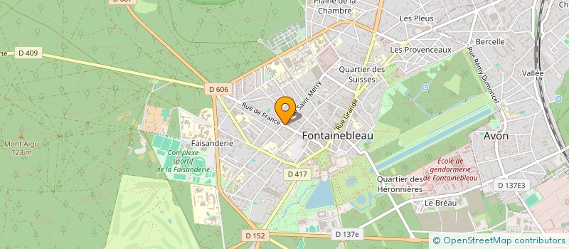 localisation de l'entreprise SOCIETE CIVILE IMMOBILIERE 80 IMPERIAL  FONTAINEBLEAU