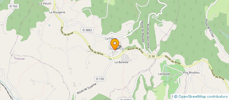 localisation de l'entreprise SOCIETE CIVILE IMMOBILIERE 84 BIS  MEYSSAC