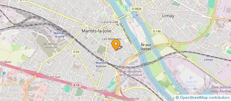 localisation de l'entreprise SOCIETE CIVILE IMMOBILIERE 85 VND ET PAR ABREVIATION SCI 85 VND  MANTES-LA-JOLIE